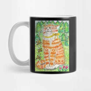 Orange ginger cat Mug